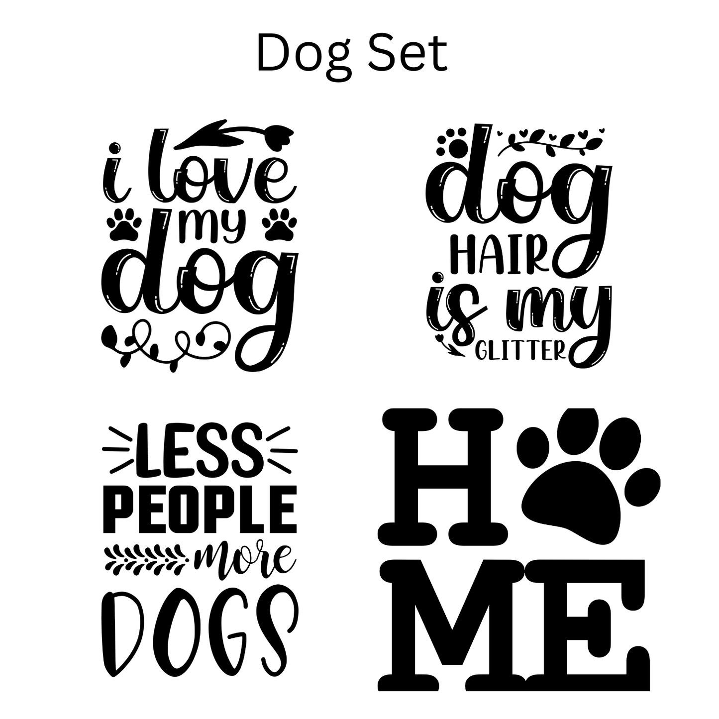 Pre-made magnets. Themed sets (4 per pack)