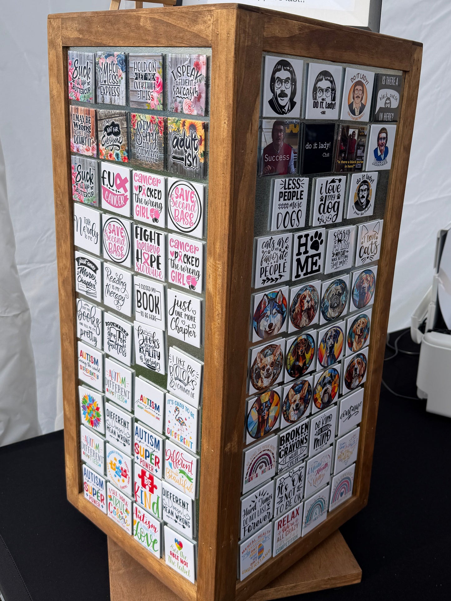 Pre-made magnets. Themed sets (4 per pack)
