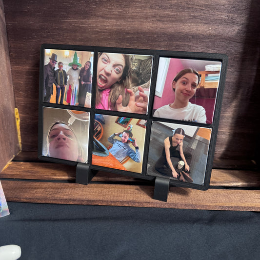 2x3 six photo magnet frame